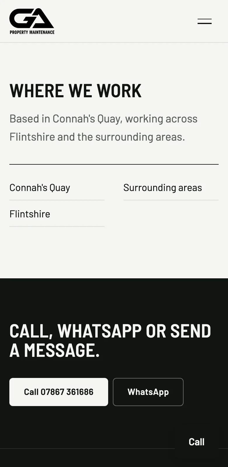 Where GA works, on a phone